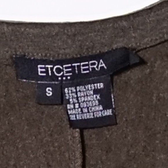 Etcetera Small Brown Shirt - Picture 6 of 6